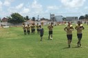 Jogadores do Botafogo treinaram ontem para a partida decisiva que acontece no domingo (9)