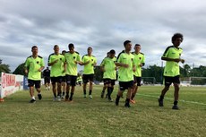 Depois de muita confusão na terça-feira, o ambiente entre os jogadores voltou a normalidade 