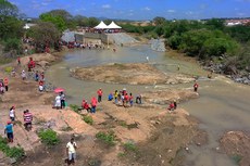 Para tornar possível a chegada da águas à barragem de Boqueirão, o Governo do Estado realizou obras associadas orçadas em R$ 1,4 bilhão
