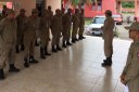 Os bombeiros da reserva remunerada que voltam a fazer parte dos quadros foram apresentados segunda-feira (23)