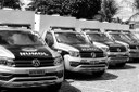 Os carros fazem parte de um contrato de locação realizado pelo Departamento Estadual de Trânsito  