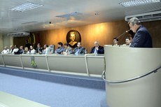 Presidente da Câmara, vereador Pimentel Filho, destacou as discussões acerca da segurança hídrica ao longo do ano de 2015