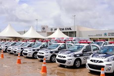 A aquisição dos 70 veículos reforça o trabalho dos profissionais da Segurança Pública