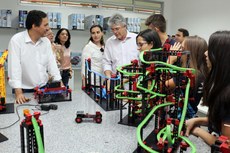 A Escola Cidade Integral Técnica recebeu um investimento de cerca de R$ 12 milhões