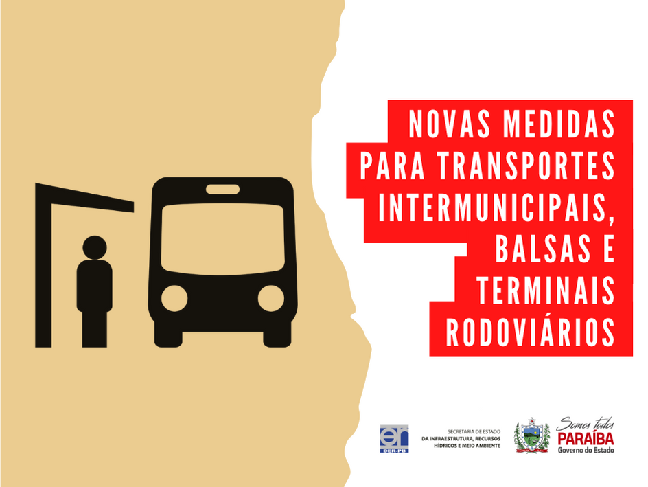 Novas medidas para transportes intermunicipais, balsas e terminais rodoviários