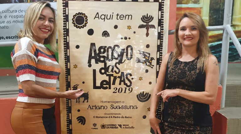 Tatiana Cavalcanti e Cybelle Macedo coordenam o Agosto das Letras
