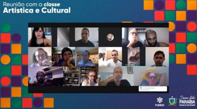 Reunião com a classe artística e cultural