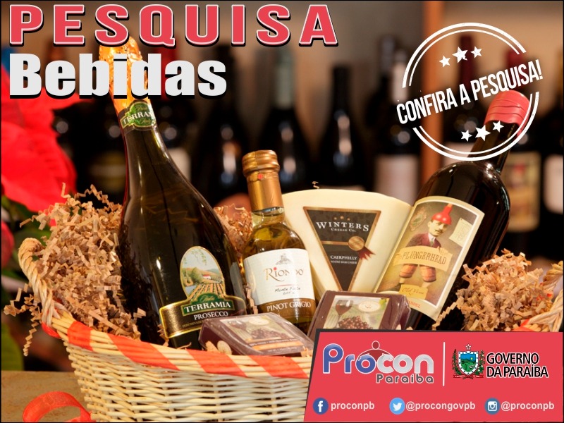 Bebidas têm preços com variação de até 169,55% em João Pessoa, mostra Pesquisa do Procon-PB