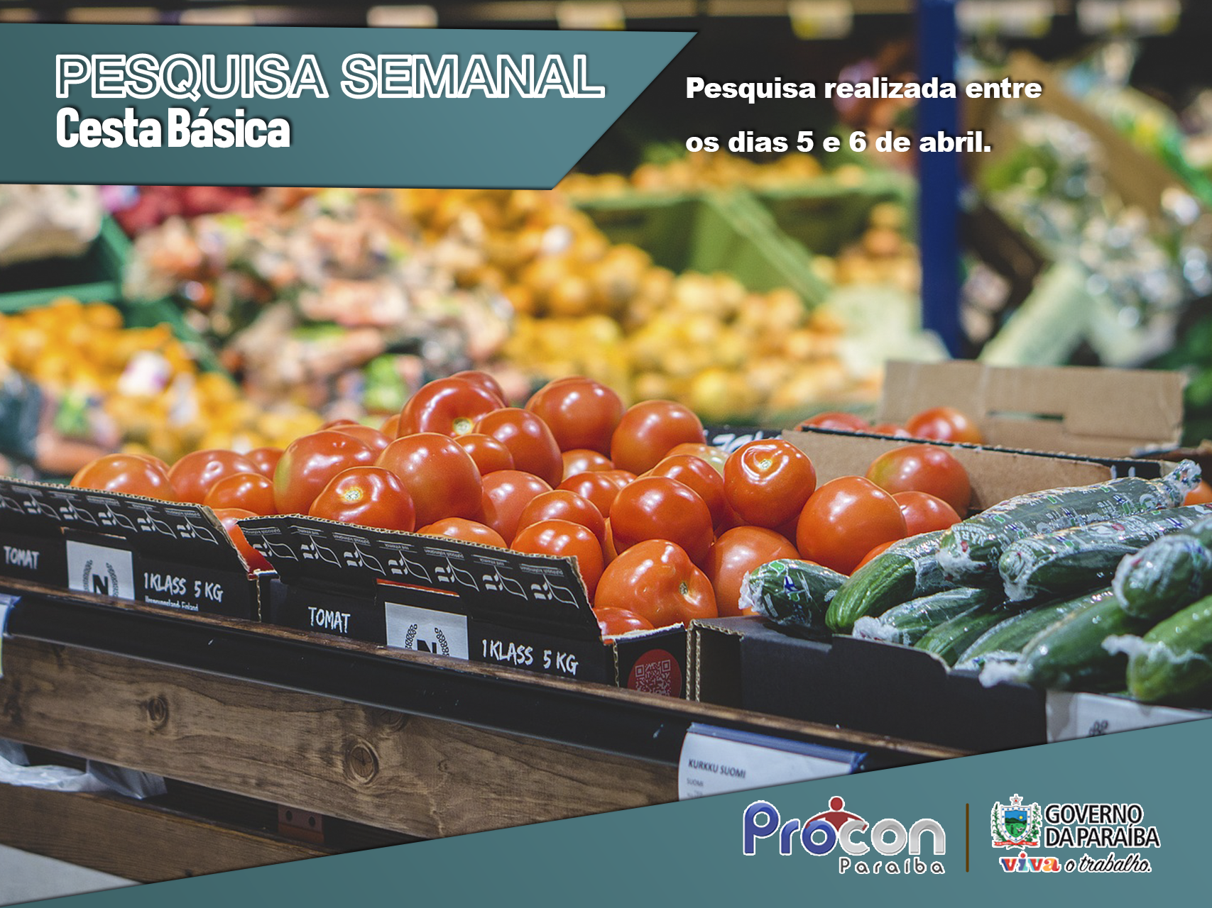 Pesquisa cesta básica 07/04/17