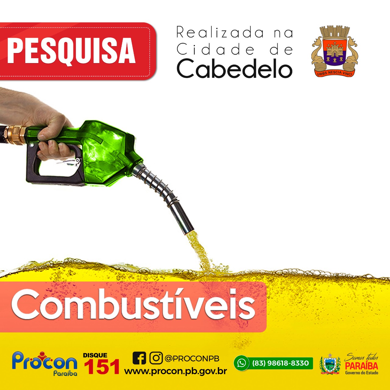Combustíveis Cabedelo: menor preço da gasolina é encontrado por R$ 5,899, diz pesquisa realizada pelo o Procon Paraíba