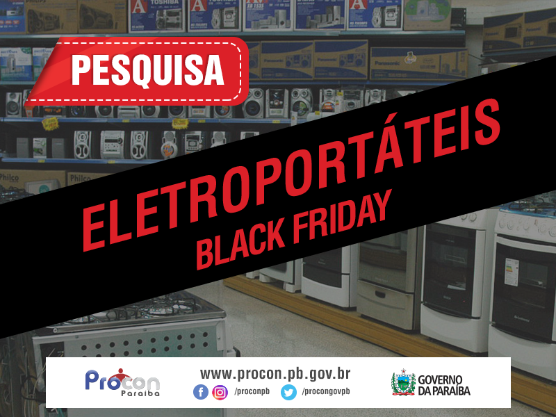 Eletroportáteis na Black Friday apresentam queda de preços de até 44,05%