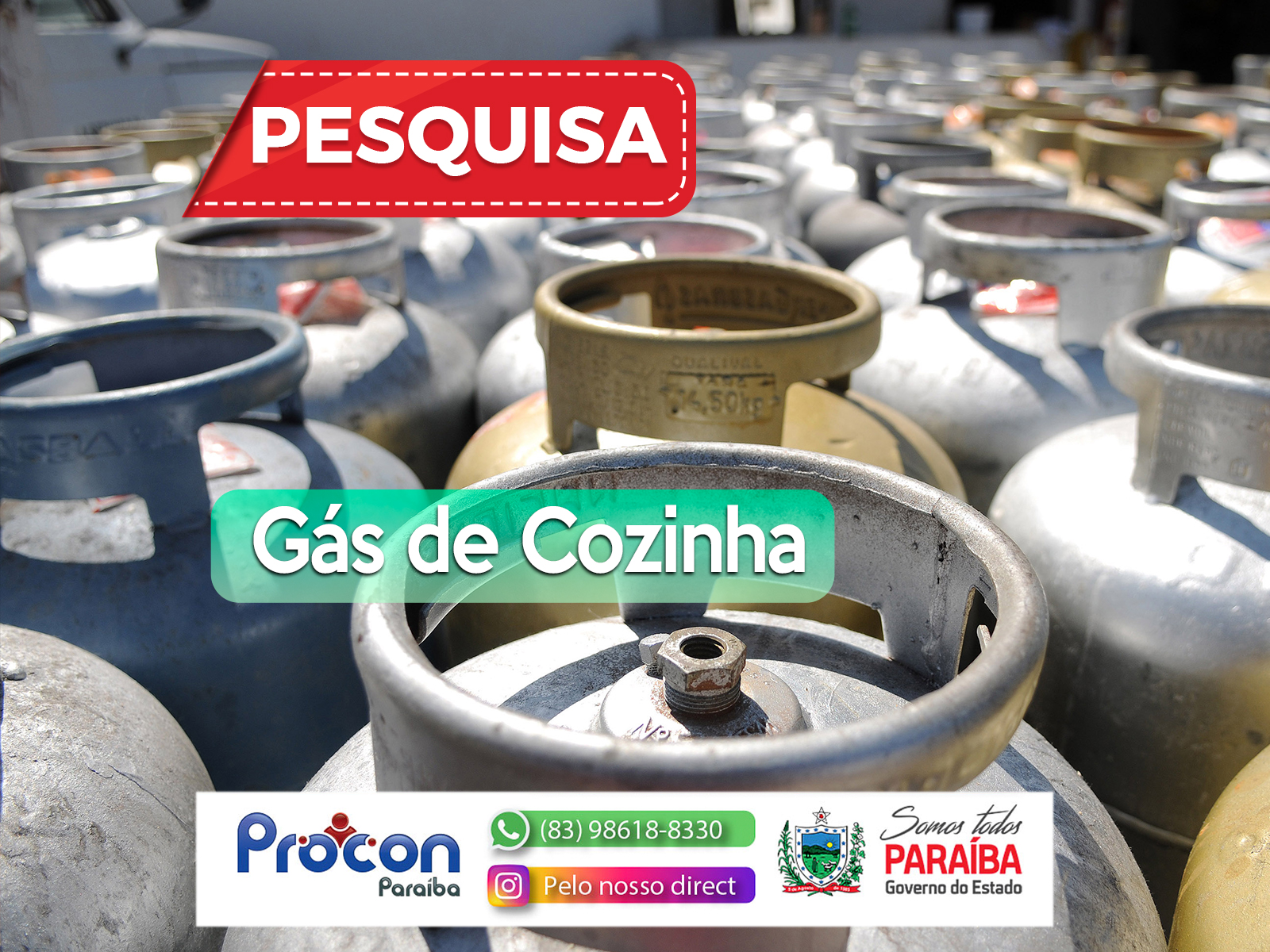 PESQUISA - PROCON-PB-GÁS DE COZINHA