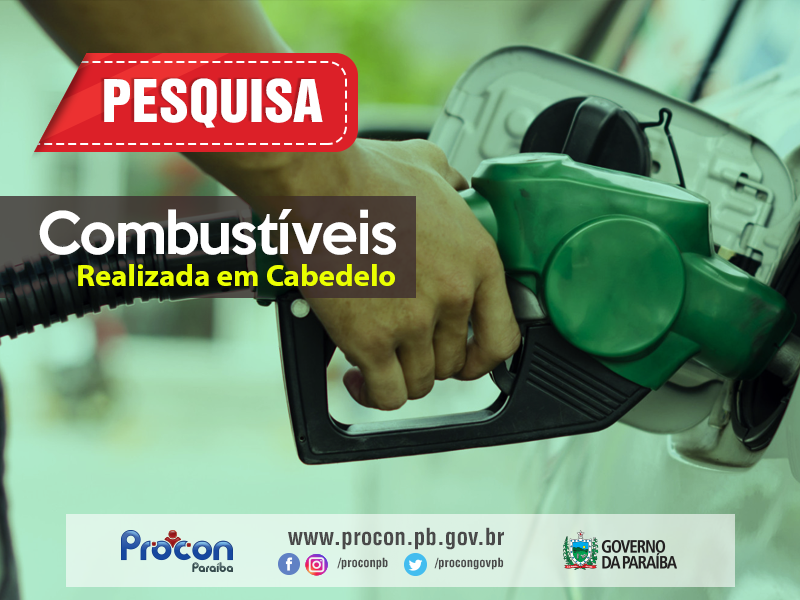 Pesquisa de combustível Cabedelo.