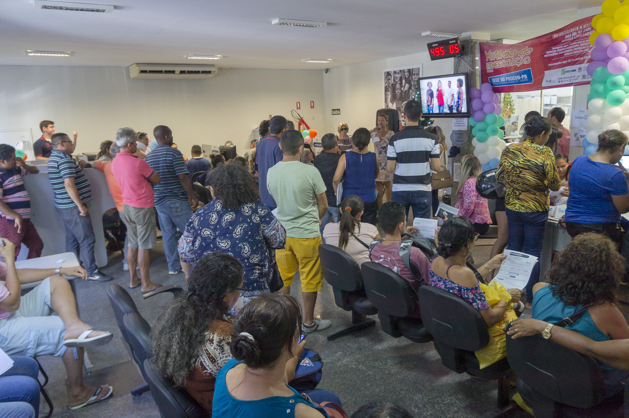 Mutirão de Renegociação de Dívidas realizado pelo Procon-PB nesta última semana, proporcionou cerca de 3.080 atendimentos