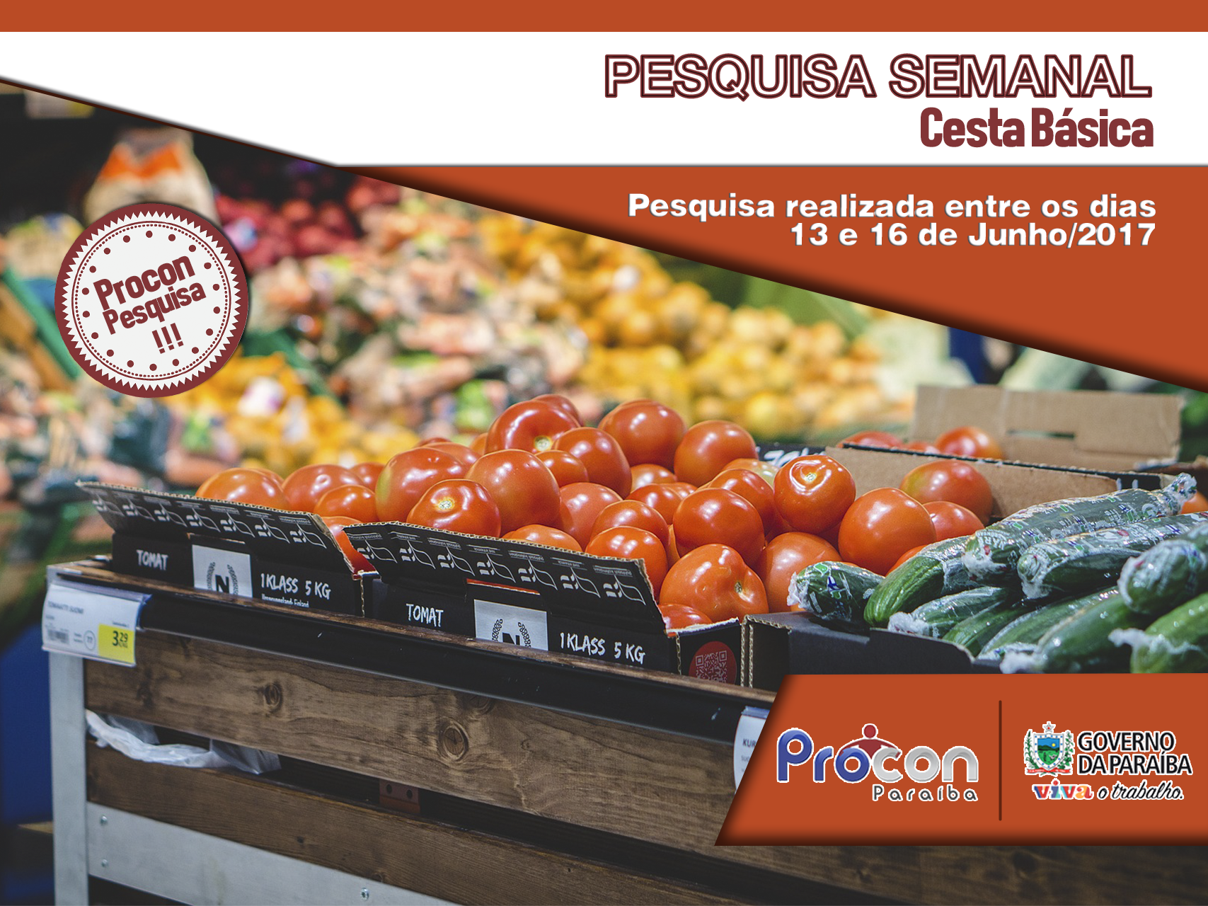 Pesquisa Cesta básica - 16Jun/2017