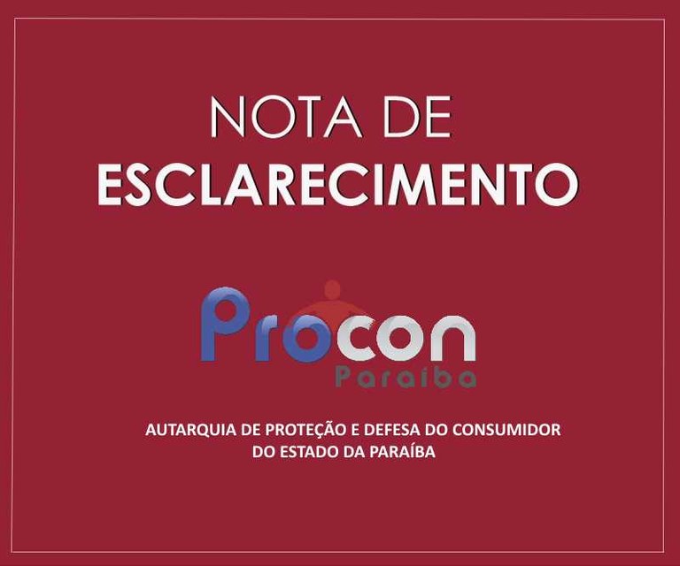 Nota de esclarecimento