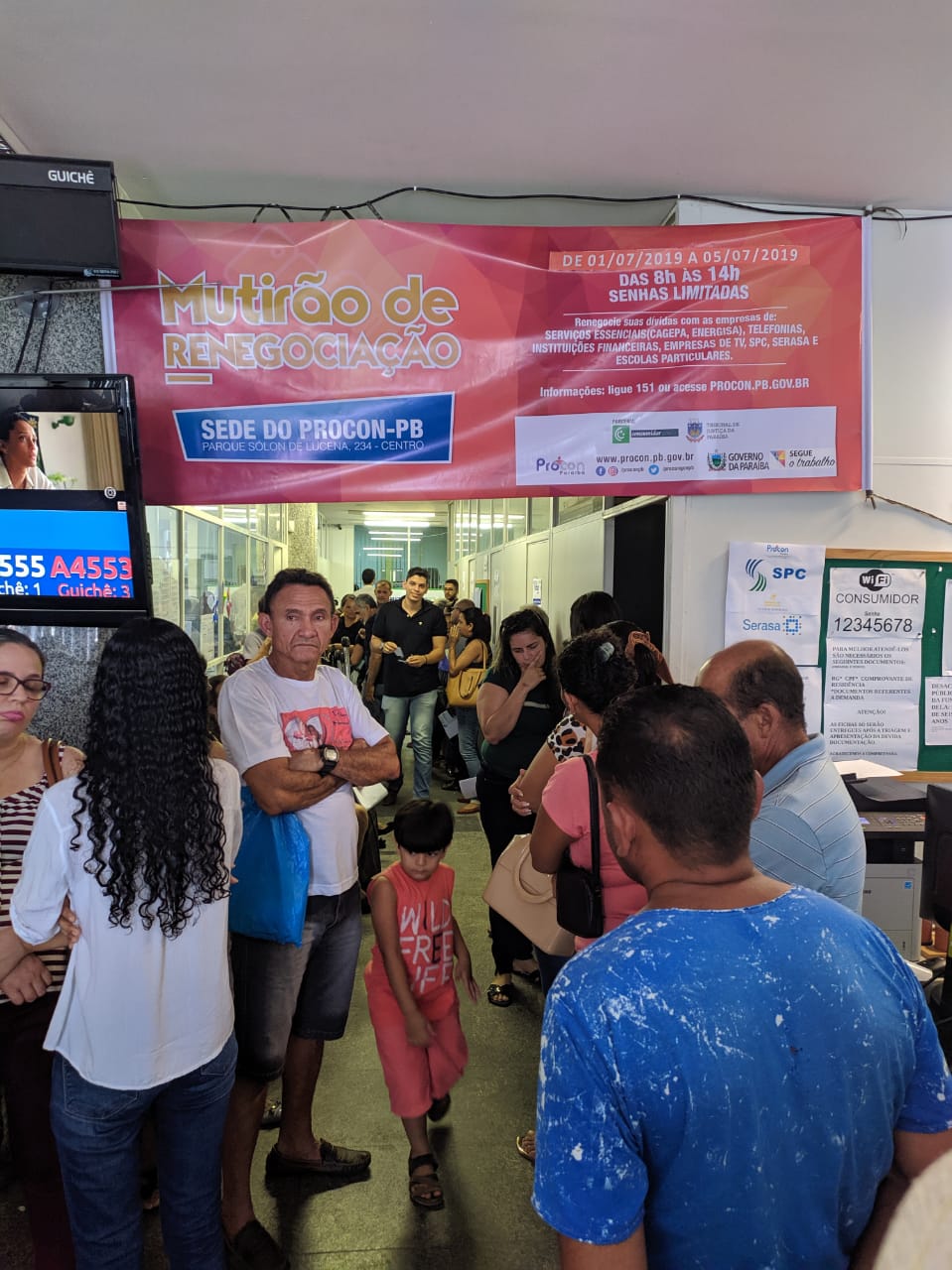 PROCON-PB REALIZA MAIS DE 5 MIL ATENDIMENTOS NO 8º MUTIRÃO DE RENEGOCIAÇÃO