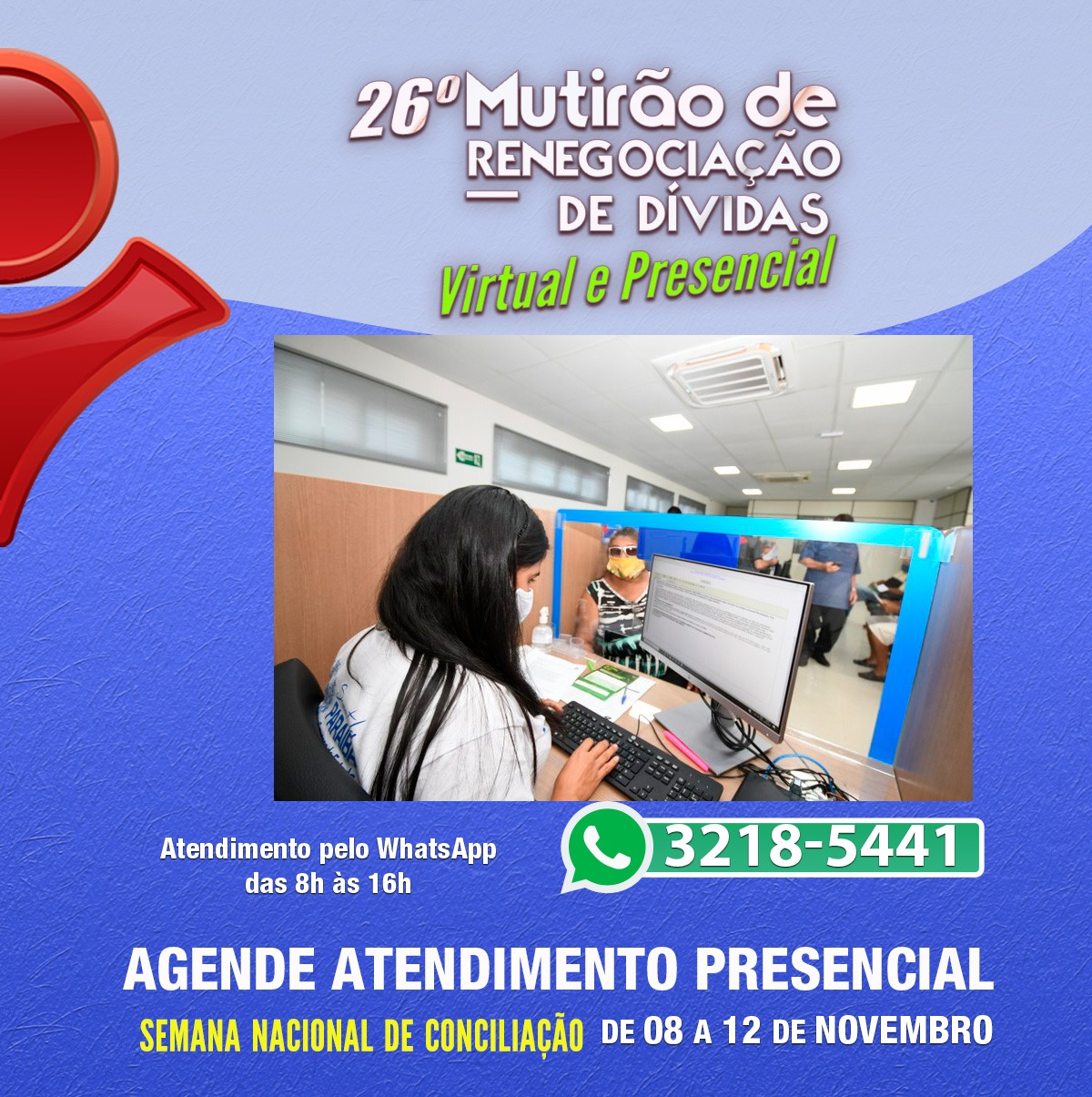 Procon-PB realiza o 26º Mutirão de Renegociação de Dívidas em João Pessoa