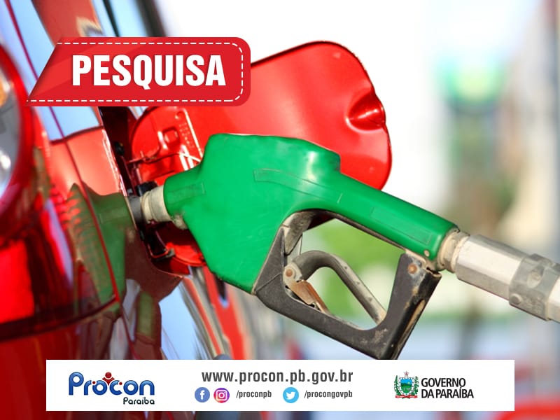 Procon-PB realiza pesquisa de combustível em cidades da região metropolitana de João Pessoa e constata menor preço da gasolina no município de Santa Rita