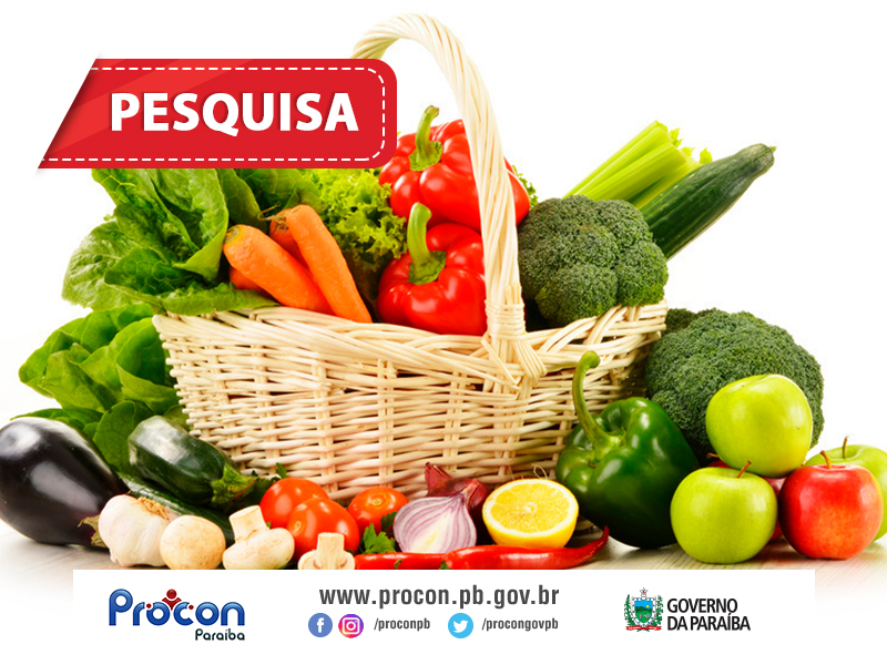 Procon-PB realiza pesquisa de hortifrutigranjeiro em João Pessoa