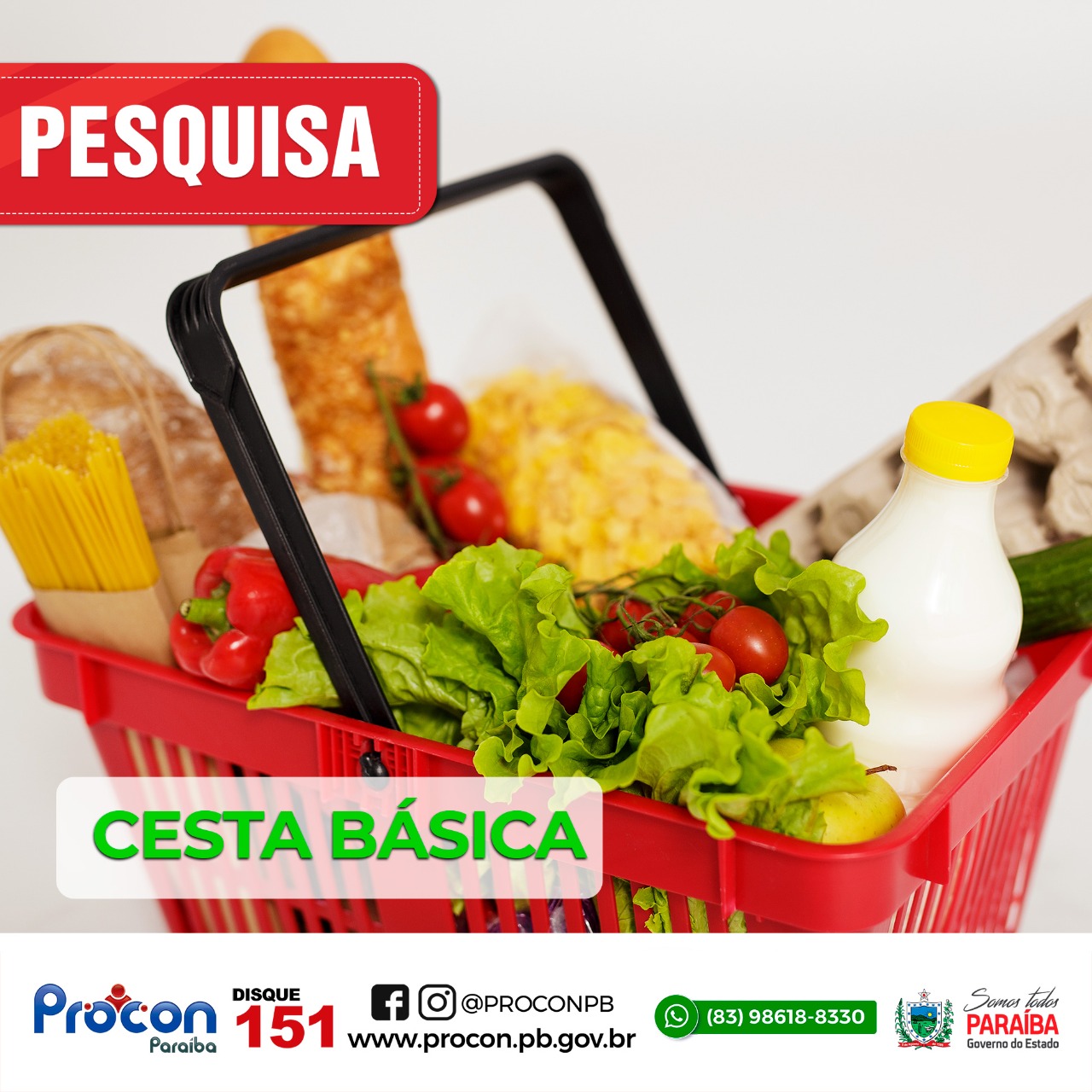 PROCON-PB realizou pesquisa de itens da cesta básica, e constata variação no preço que chega a ser de 301,15% no mesmo produto